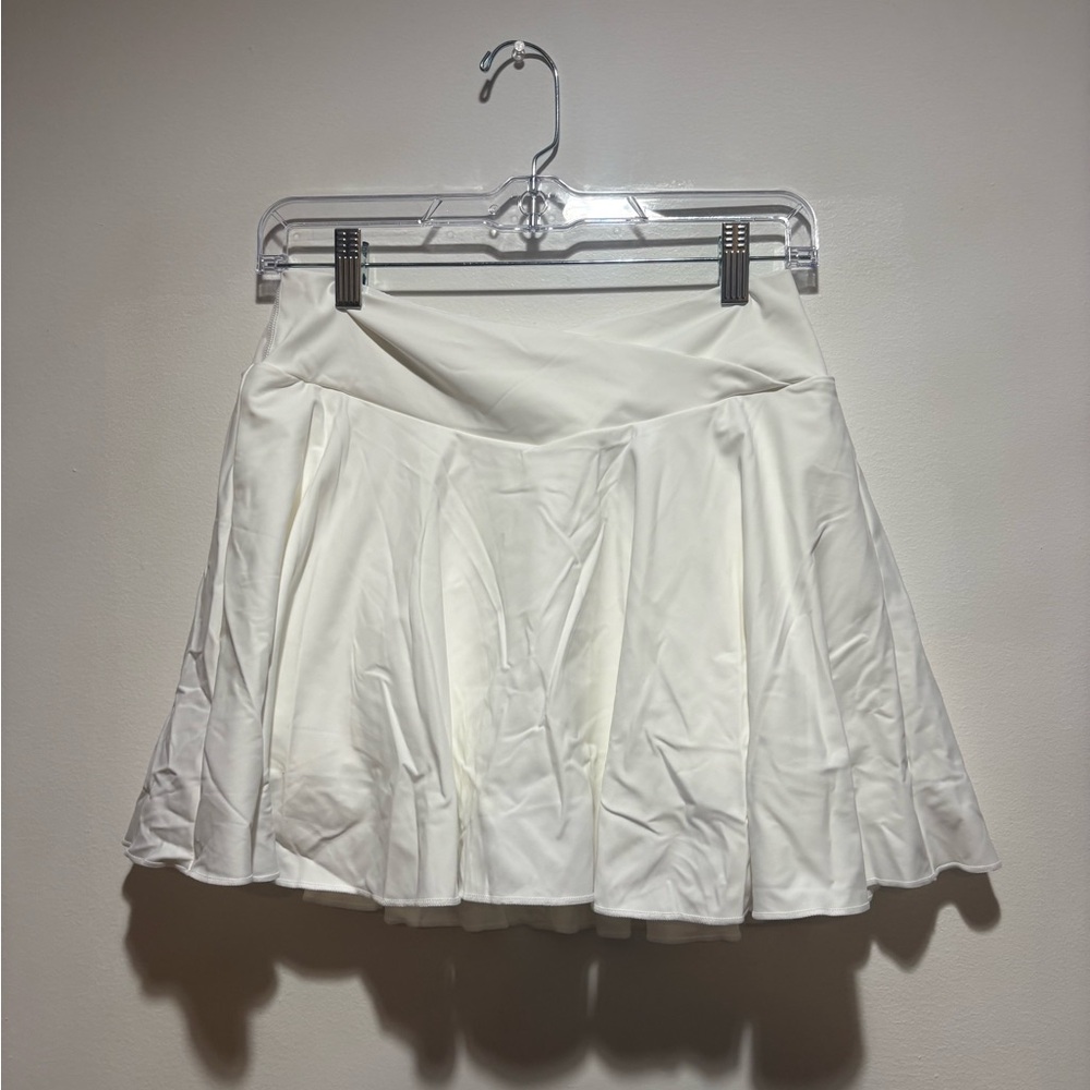 YoungLA Classic White Skater Skirt